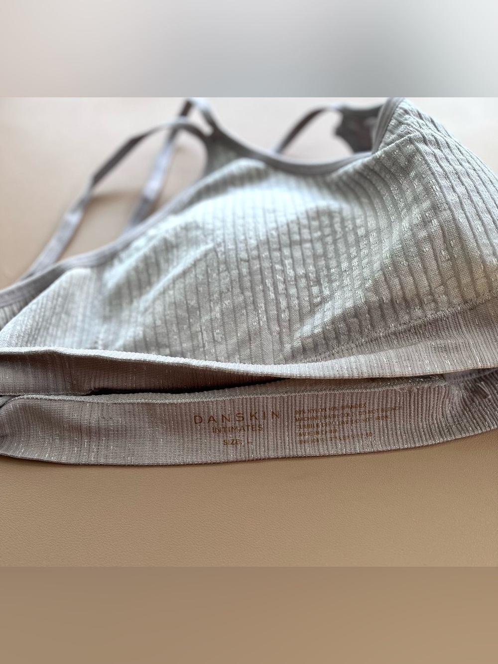 Danskin Intimates Seamless Ribbed Lounge Bra - Picture 4 of 4